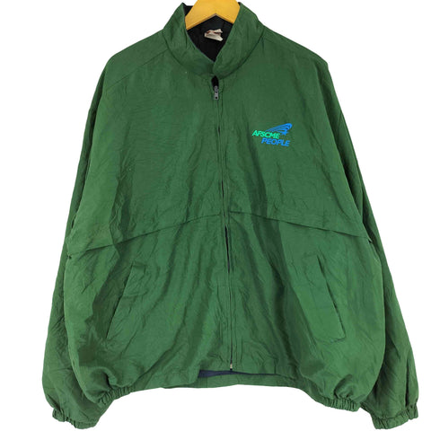 Unton Line 企業ロゴ スタンドカラーブルゾン メンズ 2XL
