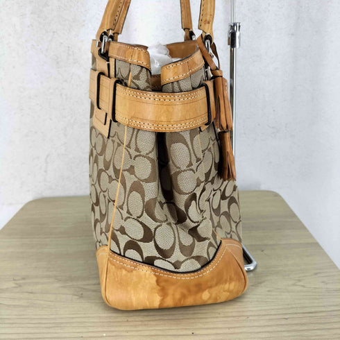 コーチ COACH シグネチャー トートバッグ signature tote bag レディース