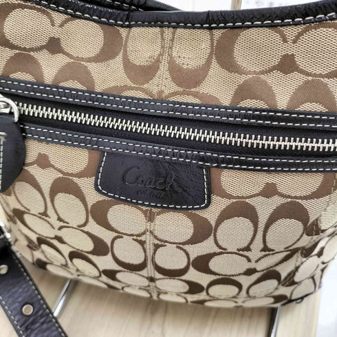 コーチ COACH シグネチャー ショルダーバッグ signature shoulderbag レディース