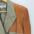 Noviello Bloom Suits レザー切替 ダブルブレスト ジャケット レディース US:12