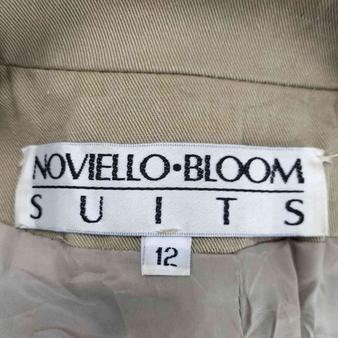 Noviello Bloom Suits レザー切替 ダブルブレスト ジャケット レディース US:12
