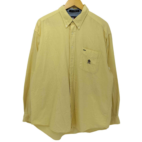 トミーヒルフィガー TOMMY HILFIGER オックスフォード ボタンダウン 長袖 シャツ メンズ import:L