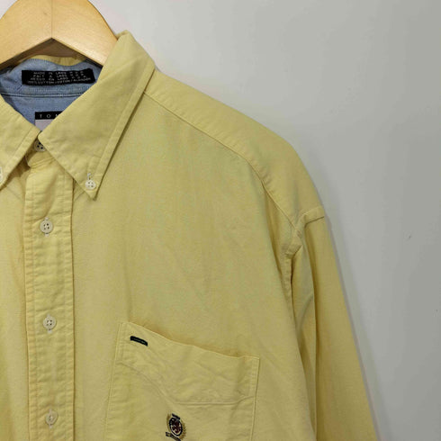 トミーヒルフィガー TOMMY HILFIGER オックスフォード ボタンダウン 長袖 シャツ メンズ import:L
