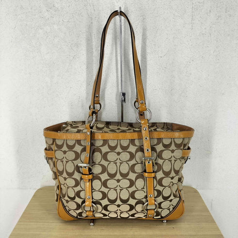 コーチ COACH シグネチャー ショルダーバッグ signature shoulder bag メンズ