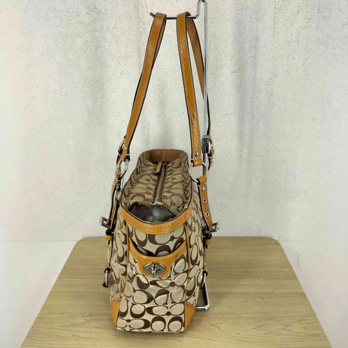 コーチ COACH シグネチャー ショルダーバッグ signature shoulder bag メンズ