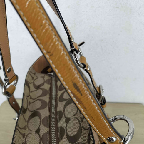 コーチ COACH シグネチャー ショルダーバッグ signature shoulder bag メンズ
