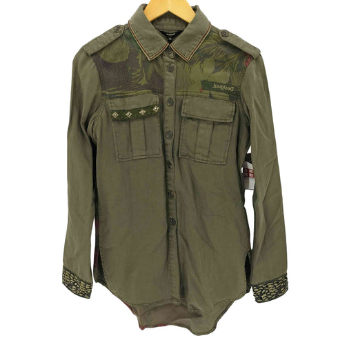 デシグアル Desigual デニムシャツ長袖 CAMOFLOW レディース import:XS