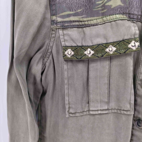 デシグアル Desigual デニムシャツ長袖 CAMOFLOW レディース import:XS