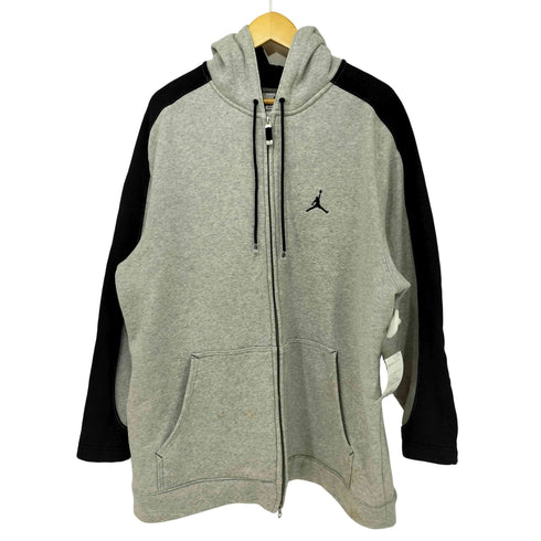 ジョーダンブランド JORDAN BRAND OLD ジャンプマン刺繍 ダブルジップ ジップアップ パーカー メンズ import:XL