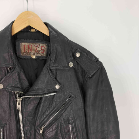INXS 本革 ダブル ライダース レースアップ メンズ 42