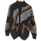 I.B. DIFFUSION 90S 香港製 ウール混 ラメ スタンドカラーカーディガン メンズ import:M