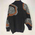 I.B. DIFFUSION 90S 香港製 ウール混 ラメ スタンドカラーカーディガン メンズ import:M