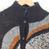 I.B. DIFFUSION 90S 香港製 ウール混 ラメ スタンドカラーカーディガン メンズ import:M