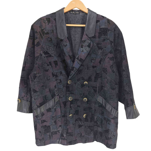 JACK WEAR ピッグレザー 総柄 ダブルブレストジャケット メンズ FREE