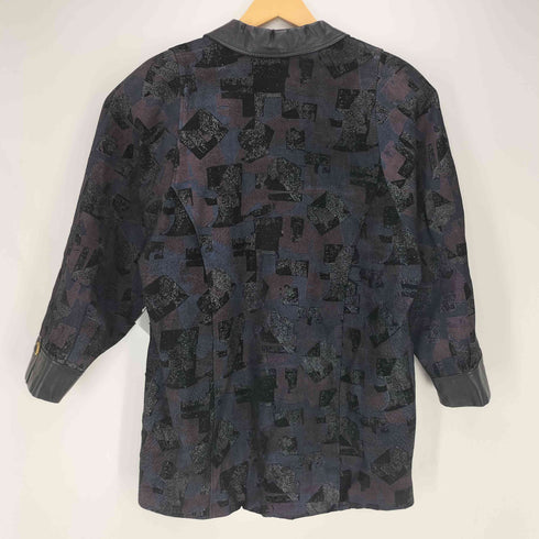 JACK WEAR ピッグレザー 総柄 ダブルブレストジャケット メンズ FREE