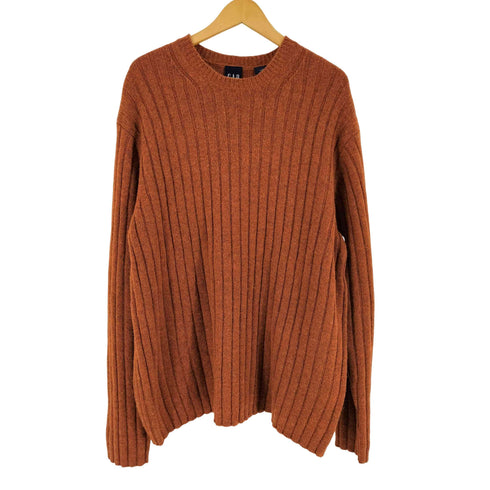 ギャップ Gap 00s ウール リブ編み 長袖 ニット メンズ Ⅼ/G