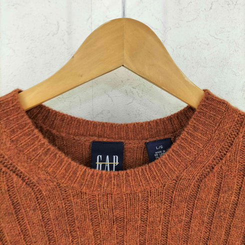 ギャップ Gap 00s ウール リブ編み 長袖 ニット メンズ Ⅼ/G