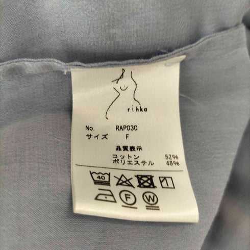 24SS rihka sheer shirt レディース FREE