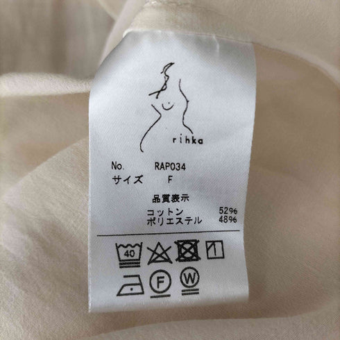 24SS rihka sheer shirt レディース FREE
