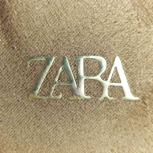 ザラ ZARA スプリットスエード ローファー レディース EUR:37