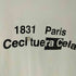 ceci tuera cela ロゴプリント スタッズ Tシャツ メンズ