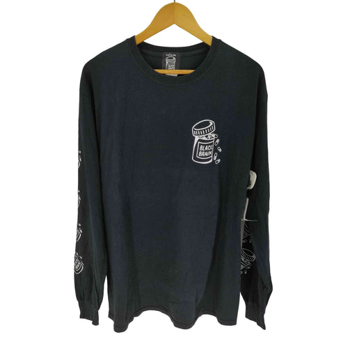 ブラックブレイン BLACK BRAIN プリント ロングスリーブTシャツ メンズ JPN:L