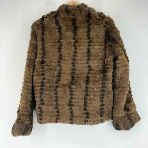 バルマン BALMAIN ラビットファー シルク リバーシブル ジャケット レディース JPN:9号