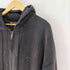ザラ ZARA ペイント加工 オーバーサイズジップアップパーカー メンズ import:M