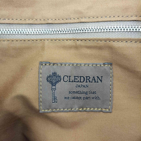 クレドラン CLEDRAN キャンバスレザー切替トートバッグ レディース