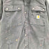 カーハート Carhartt Washed Duck Sherpa-Lined Utility Jacket ウォッシュド ダック シェルパラインド ユーティリティ バートレット ジャケット ダック地 メンズ import:L