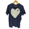 プレイコムデギャルソン PLAY COMME des GARCONS ハートプリント エンブレムワッペン Tシャツ メンズ JPN:XL