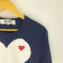 プレイコムデギャルソン PLAY COMME des GARCONS ハートプリント エンブレムワッペン Tシャツ メンズ JPN:XL