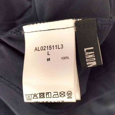 LANDMUSEUM ランドミュージアム 星型 スタッズ ピグメント プリント 半袖 Tシャツ メンズ L
