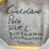 ジョルダーノ GIORDANO ワッペン 刺繍 ポロシャツ メンズ JPN:L