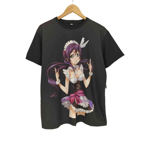 アニメ キャラクター プリント 半袖 Tシャツ メンズ L
