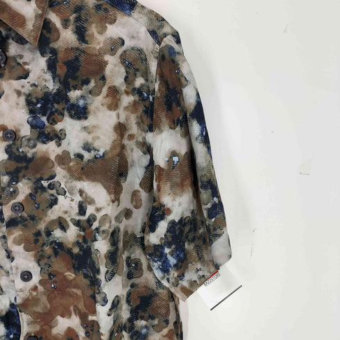 アルマーニエクスチェンジ ARMANI EXCHANGE オールオーバープリント ボクシーフィット 半袖シャツ メンズ XS