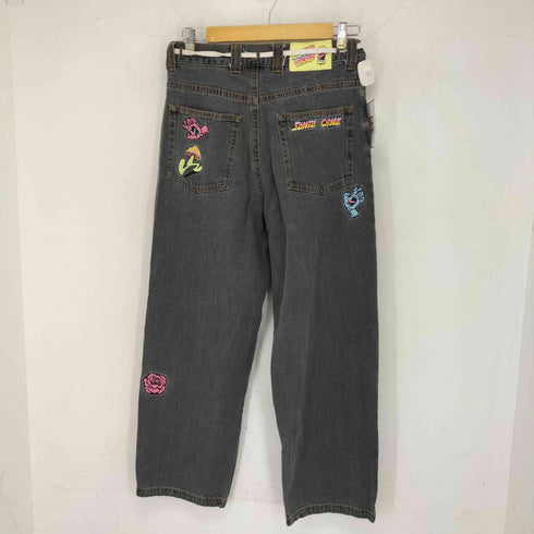 サンタクルズ SANTA CRUZ 刺繍デザイン デニムパンツ レディース JPN:L