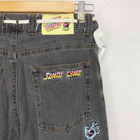 サンタクルズ SANTA CRUZ 刺繍デザイン デニムパンツ レディース JPN:L