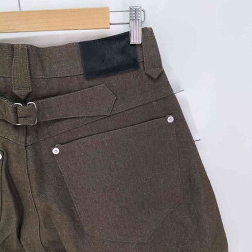 ABUKU / Wide-Tuck Colored Denim Pants ワイドタック バギー メンズ JPN:M
