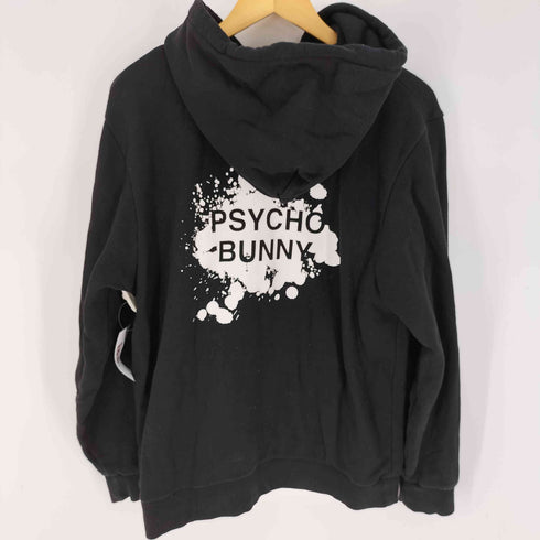 サイコバニー Psycho Bunny プリントロゴ ジップアップ パーカー メンズ