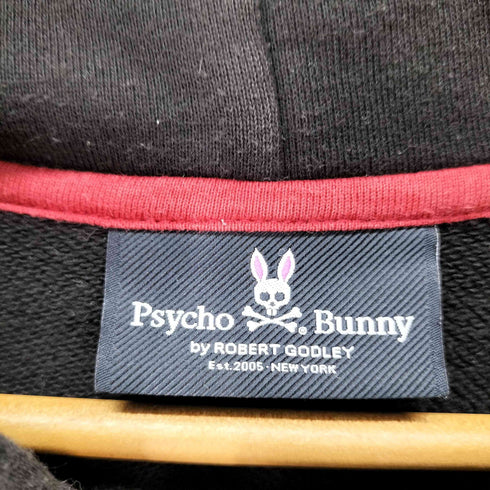 サイコバニー Psycho Bunny プリントロゴ ジップアップ パーカー メンズ