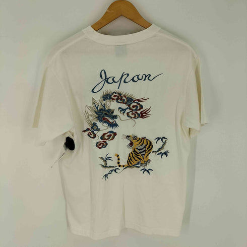 アヴィレックス AVIREX スーベニア刺繍 半袖Tシャツ メンズ JPN:M