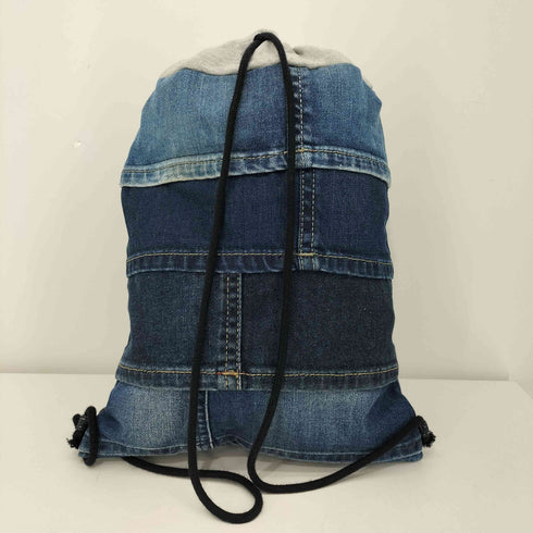 ディーゼル DIESEL デニムパッチワーク ナップサック レディース
