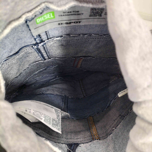 ディーゼル DIESEL デニムパッチワーク ナップサック レディース
