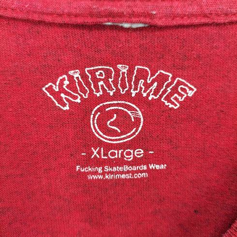 キリメ Kirime ゴシックロゴ バックプリント 半袖 Tシャツ メンズ XL
