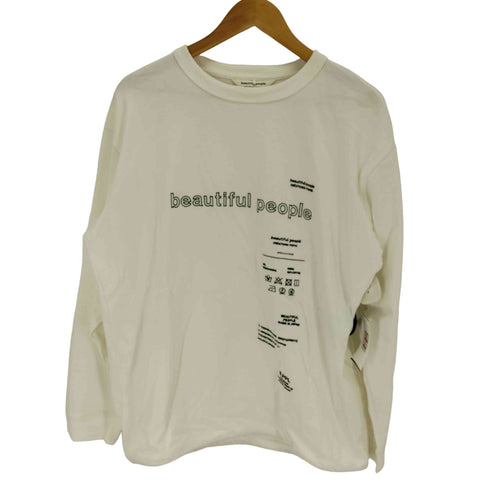 ビューティフルピープル beautiful people suvin compact jersey bp embroidery top コンパクトジャージー bp 刺繍トップス メンズ 40