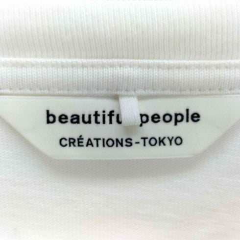 ビューティフルピープル beautiful people suvin compact jersey bp embroidery top コンパクトジャージー bp 刺繍トップス メンズ 40