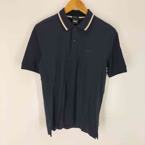ボス BOSS BOSS Polos Slim Fit スリムフィット ロゴ刺繍 半袖 ポロシャツ メンズ S