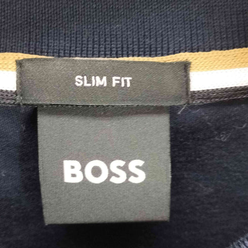 ボス BOSS BOSS Polos Slim Fit スリムフィット ロゴ刺繍 半袖 ポロシャツ メンズ S