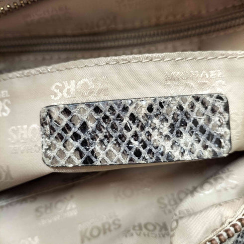 マイケルコース Michael Kors パイソン フルトン ホーボー レディース